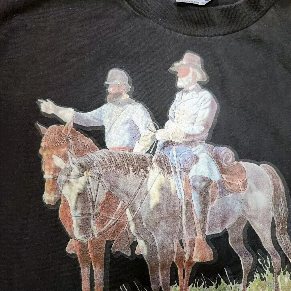 Vintage Lee And Jackson Mens Medium T Shirt Black Stadium Court